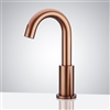 For Luxury Suite BathSelect Hook-Shaped Commercial  Motion Sensor Faucet in Rose Gold Finish