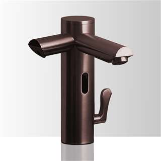 Wella Light Oil Rubbed Bronze Finish Dual Automatic Commercial Sensor Faucet And Soap Dispenser
