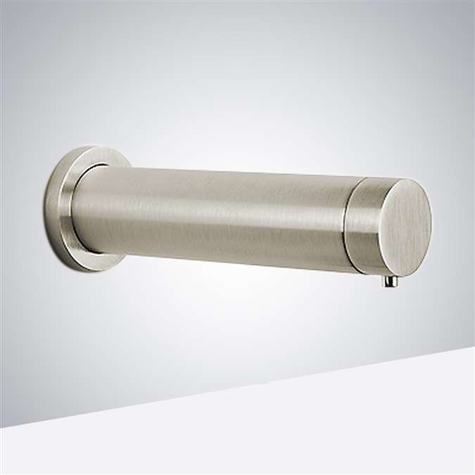 Wall Mount Commercial Automatic Soap Dispenser In Brushed Nickel