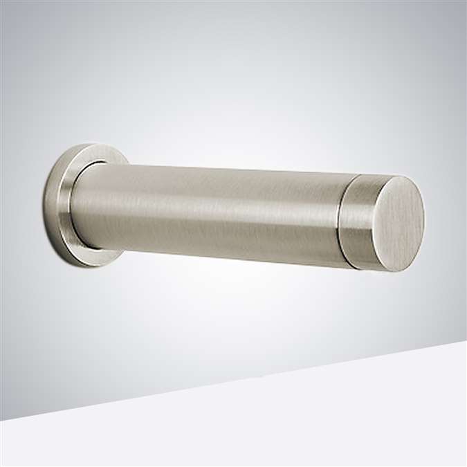 Creteil Brushed Nickel Wall Mount Commercial Sensor Faucet