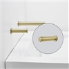 For Luxury Suite Luna Brushed Gold Finish Commercial Dual Sensor Faucet And Soap Dispenser