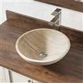 Naples Sandstone Bathroom Vessel Sink