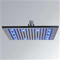 8" 10" and 12" Square LED Rain Shower Head