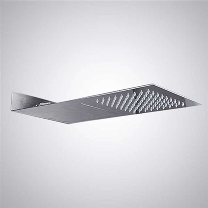 For Luxury Suite Leuven Chrome Ultra Thin Stainless Steel Rainfall Shower Head