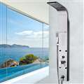 BathSelect Chrome Multi Function Shower Panel Stainless Steel
