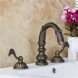 BathSelect Classic Deck Mount Faucet Antique Dual Handle