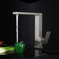BathSelect Hospitality Modern Sleek Design Faucet Deck Brushed Nickel