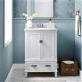 BathSelect Elegant White 24" Bathroom Vanity