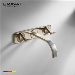 Bravat HotelCorrosion-Resistant Wall Mount Bathroom Faucet
