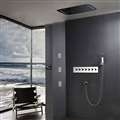 BathSelect Beautiful Touch Panel LED Shower Head with Hot & Cold Valve Shower Set