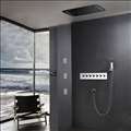 BathSelect Hotel Beautiful Touch Panel LED Shower Head with Hot & Cold Valve Shower Set
