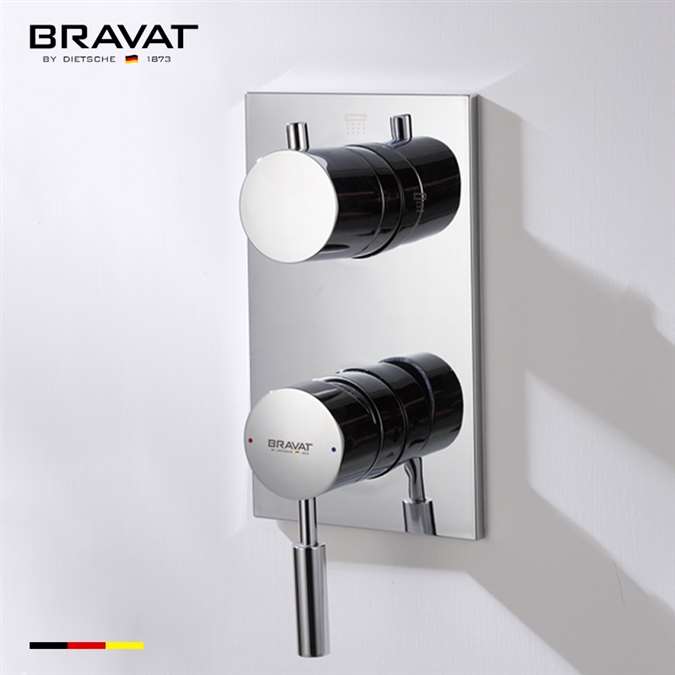 Bravat Solid Brass Wall Mount Shower Mixer