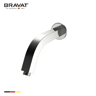 Bravat Chrome Finish Wall Mount Shower Arm