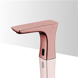 For Luxury Suite Palmero Commercial Automatic Electronic Sensor Faucet In Rose Gold Finish