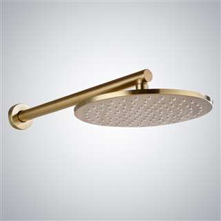 Rennes Brushed Gold Rainfall Shower Head