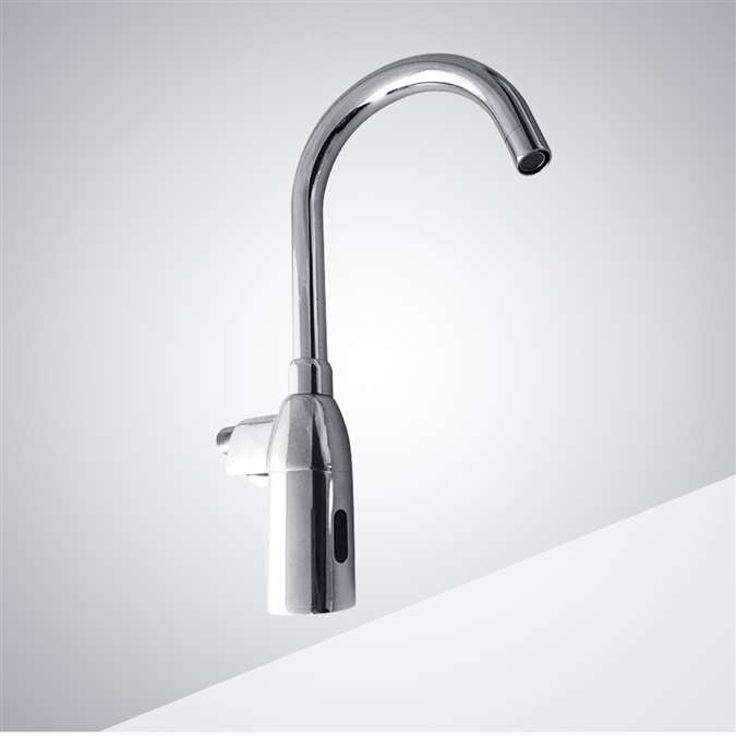 Soria Wall Mount Bathroom Sensor Faucet In Chrome Finish