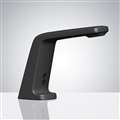 Chicago Commercial Hands Free Touchless Automatic Motion Matte Black Sensor Faucet.