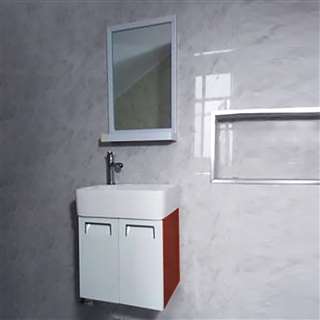 Roman Bathroom Ceramic Vanity With Double Sink Set At BathSelect