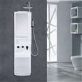 Penne Shower Panel System With Rainfall Shower Head And Mirror