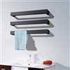 BathSelect Stainless Steel 3 bar Wall Mount Electric Towel Warmer With Switch In Dark Oil Rubbed Bronze Finish