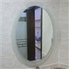 BathSelect Oval Wall Mount Smart Mirror With Frosted LED Light At Corners