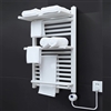 BathSelect Double Layer Electric Towel Warmer With Intelligent Temperature Control In White Finish || Smart Towel Rail Controller