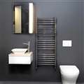 BathSelect Wall Mount Chrome Finish Electric Bar Towel Warmer