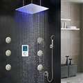 BathSelect 40" Monarc LED Shower Set, Complete with Mixer and Body Jets