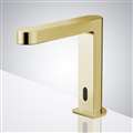 BathSelect Brushed Gold Superb L-Body Automatic Motion Sensor Faucet