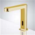 BathSelect Polished Gold Superb L-Body Automatic Motion Sensor Faucet