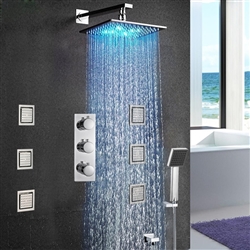 Trialo shower head multicolor led