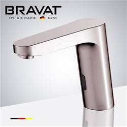 Hotel Bravat Mina Commercial Brushed Nickel Automatic Motion Sensor Faucet