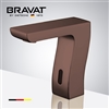 Hotel Bravat Trio Commercial Motion Sensor Faucets Light Oil Rubbed Bronze Finish
