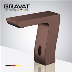 Hotel Bravat Trio Commercial Motion Sensor Faucets Light Oil Rubbed Bronze Finish