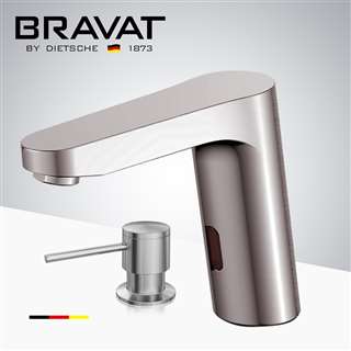 Bathselect Brushed Nickel Bathroom sensor motion faucets