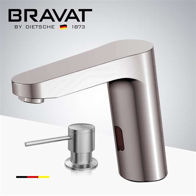 Bathselect Brushed Nickel Bathroom sensor motion faucets