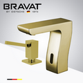 Bathselect Gold Bathroom sensor motion faucets