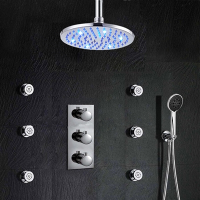 Wella LED Shower System with Body Jets