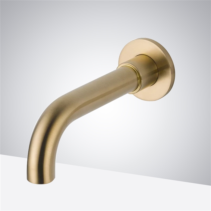 Gold Wall Mount Commercial Bathroom Touchless Faucet