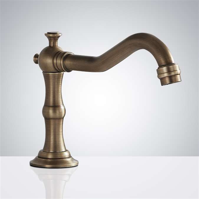 Contemporary touchless bathroom faucets Antique Sensor Faucet Brass