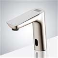 New Digital Display Brushed Nickel Commercial Automatic Touch Free Motion Sensor Faucet