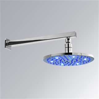 10 inch shower head with multicolor led