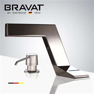 Bravat Chrome Bathroom sensor motion faucets