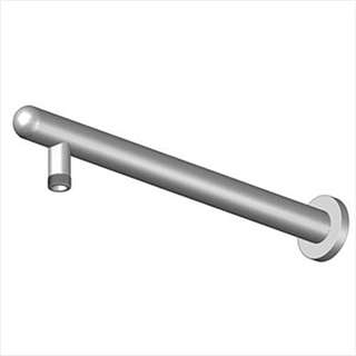 Maine 15-Inch Wall Mount Round Shower Arm with 1/2-Inch NPT Thread