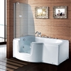 BathSelect Rio High Glass Door Walk-in Tub Set
