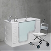 BathSelect Bari Small Corner Walk-in Bathtub With Shower