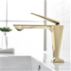 Verona Hospitality Deck Mount Brushed Gold Finish Single Lever Sink Faucet Mixer