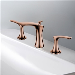 Lumina Hospitality Solid Brass Luxurious 8 Inch Widespread Bathroom Faucet