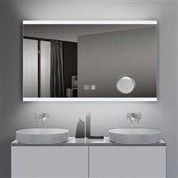 BathSelect Multi functional  Smart Mirror With Soft Glow LED Lights And Intelligent Touch Control Button