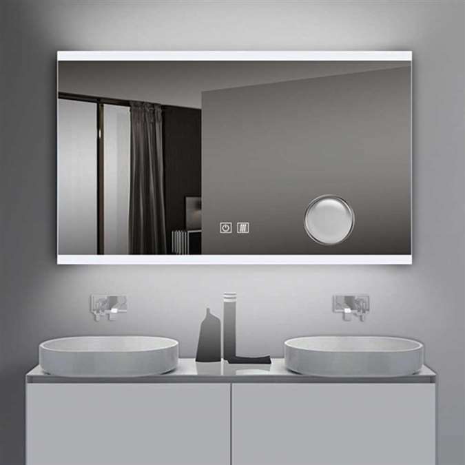 BathSelect Hotel  Multi functional  Smart Mirror With Soft Glow LED Lights And Intelligent Touch Control Button